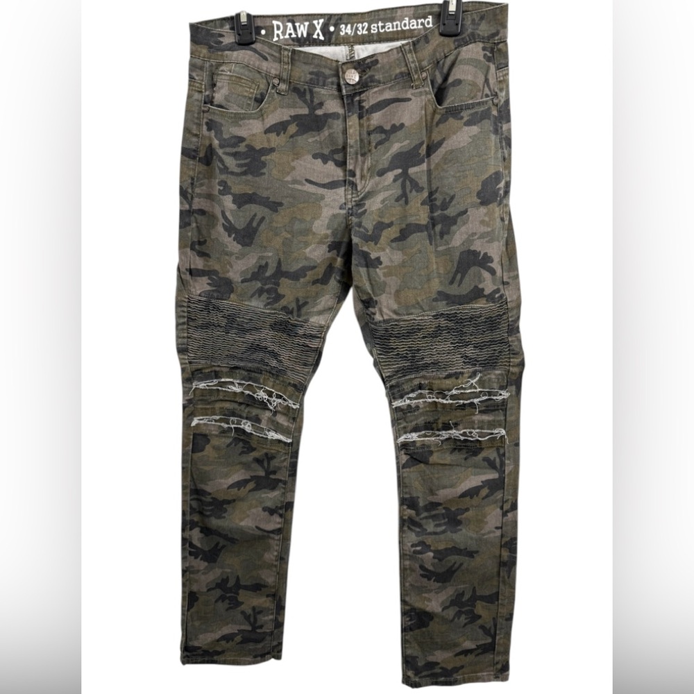 Xray Jeans Camo Moto Jeans Sz(34/32)